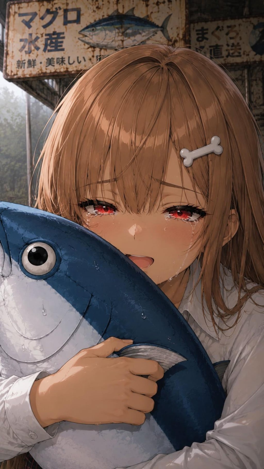 居ても立っても居られないおにくちゃん🍖💨