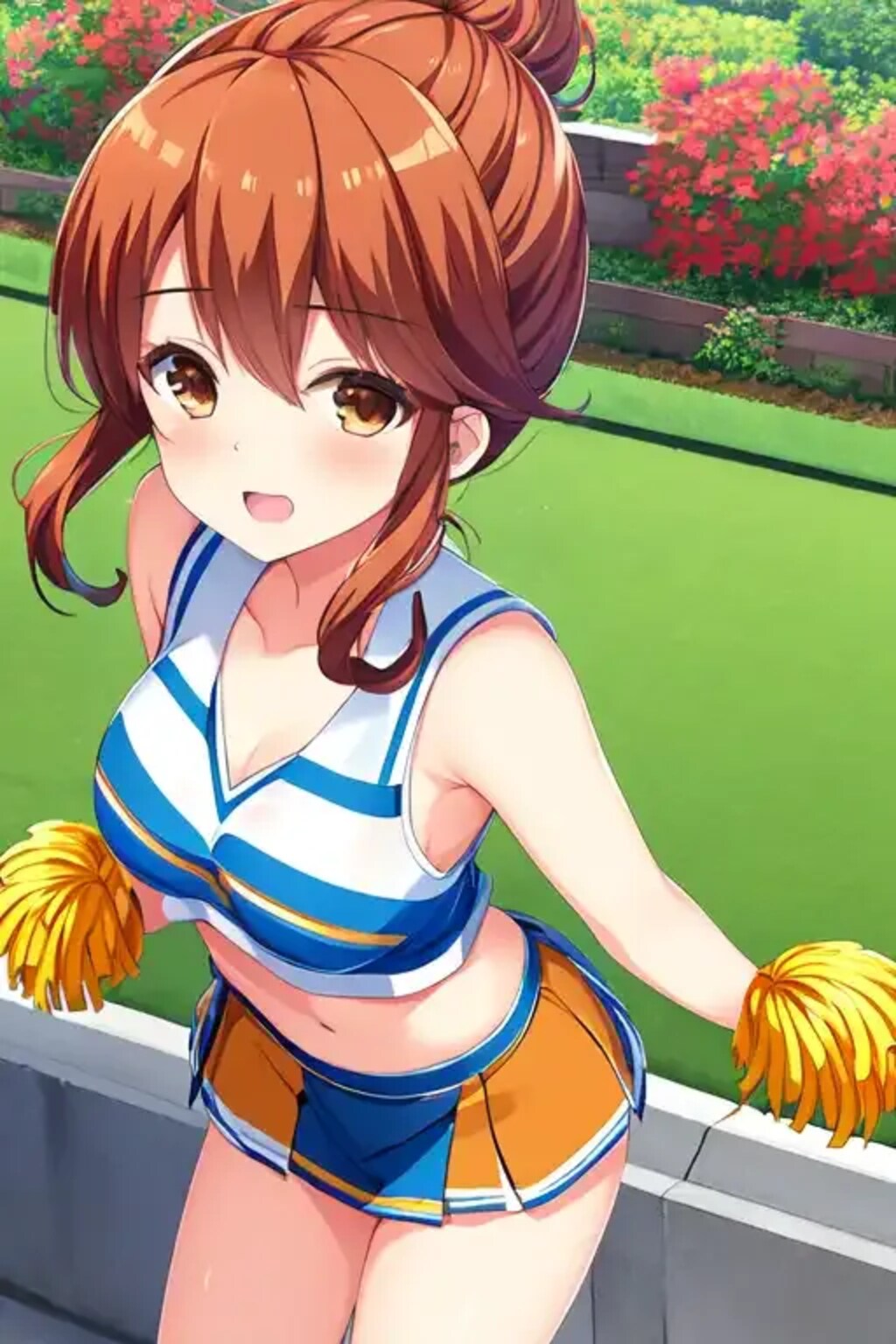 瀬莉ちゃんのチアガール衣装