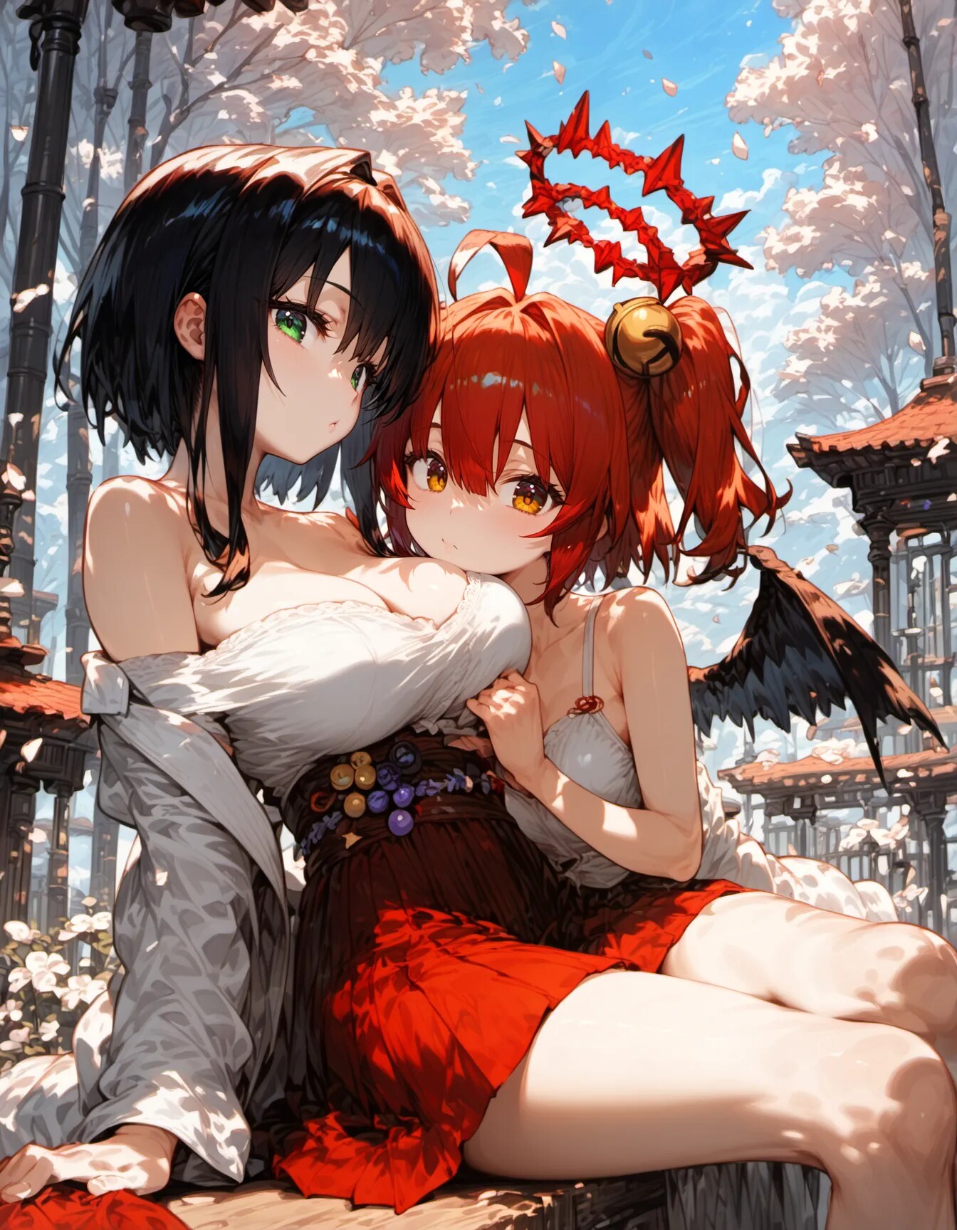 The Crimson Duo's Pact | の人気AIイラスト・グラビア