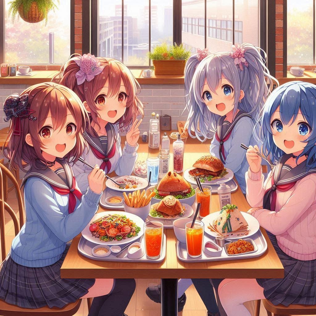 レストランでランチ