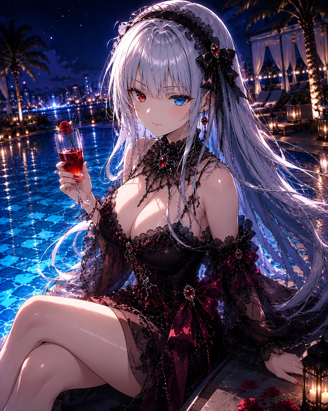 夏の夜、あなたと過ごすひととき【ルミナス・バレンタイン】