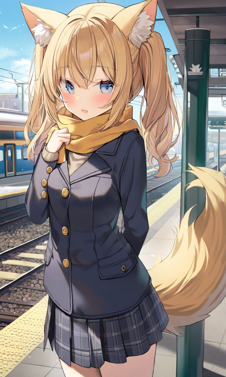 こるり「冬ですなあ」まや「外出たくねえ」 | の人気AIイラスト・グラビア