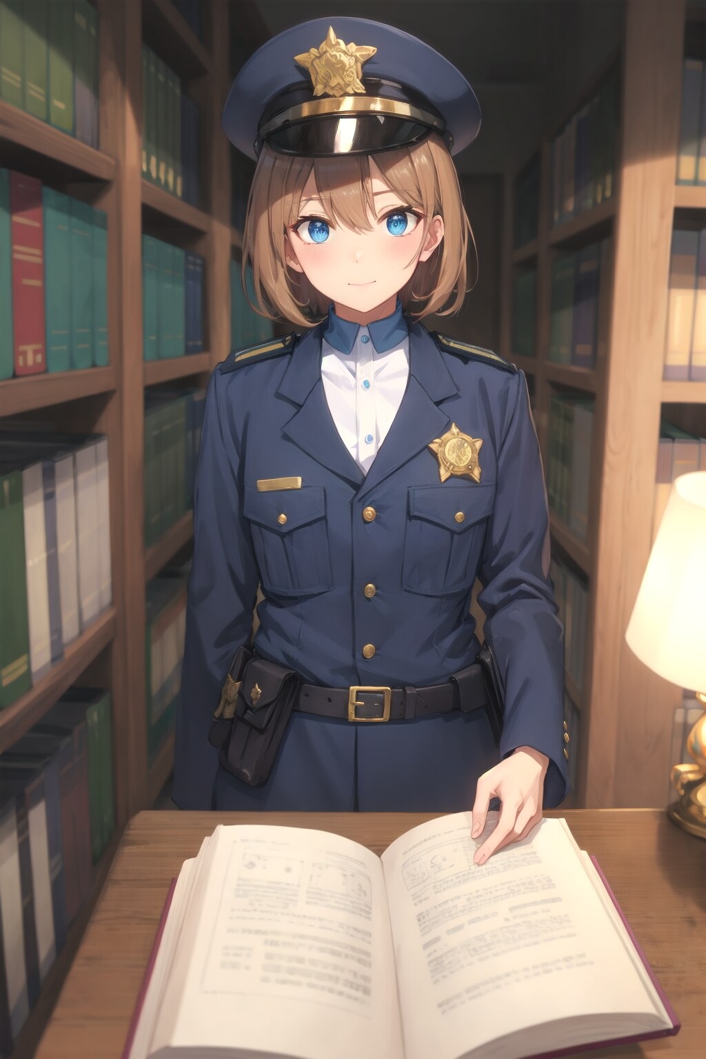 図書館警察 | の人気AIイラスト・グラビア