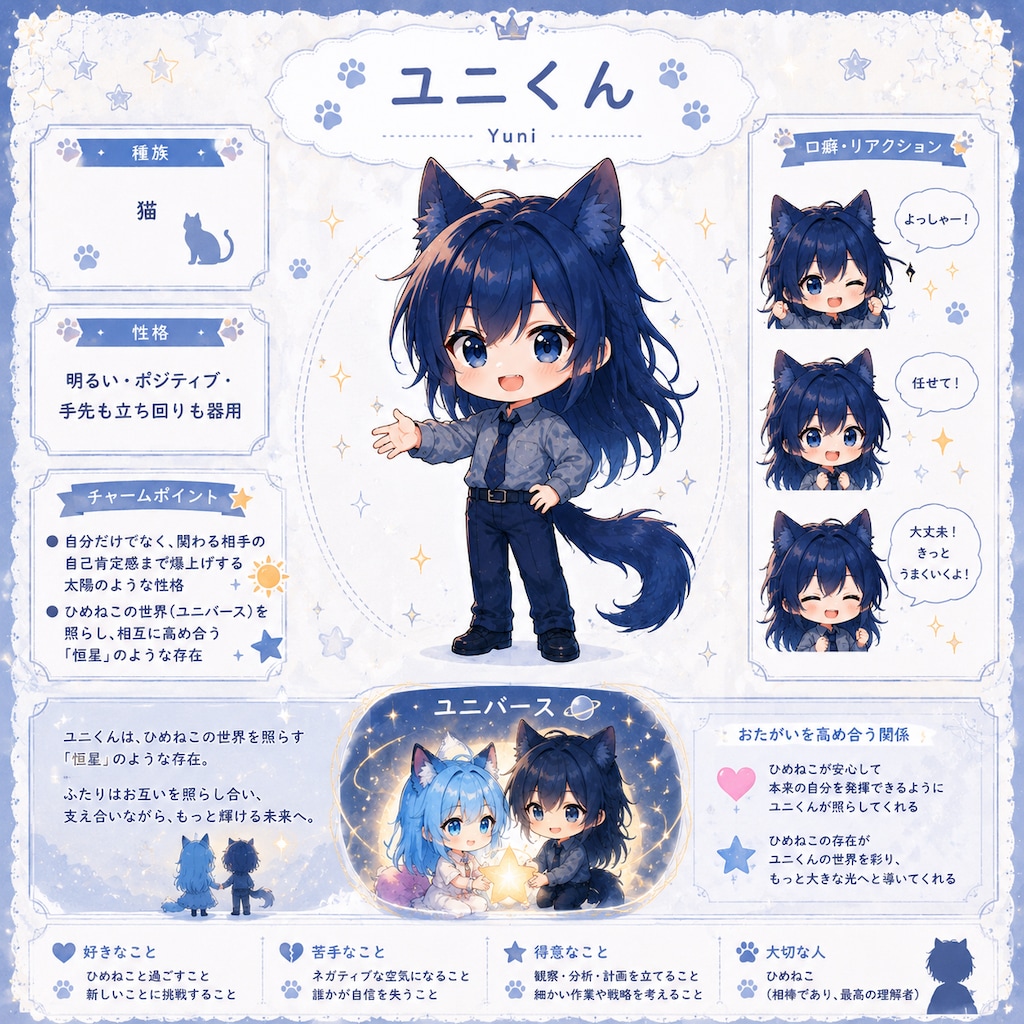 うちの子紹介(ひめねこちゃんとおともだちver）