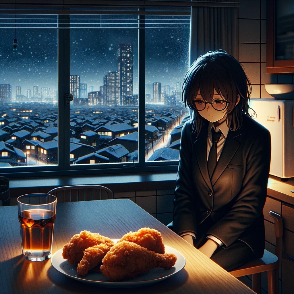 チキン冷めちゃった