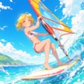 ユイのウインドサーフィン冒険 2枚目
