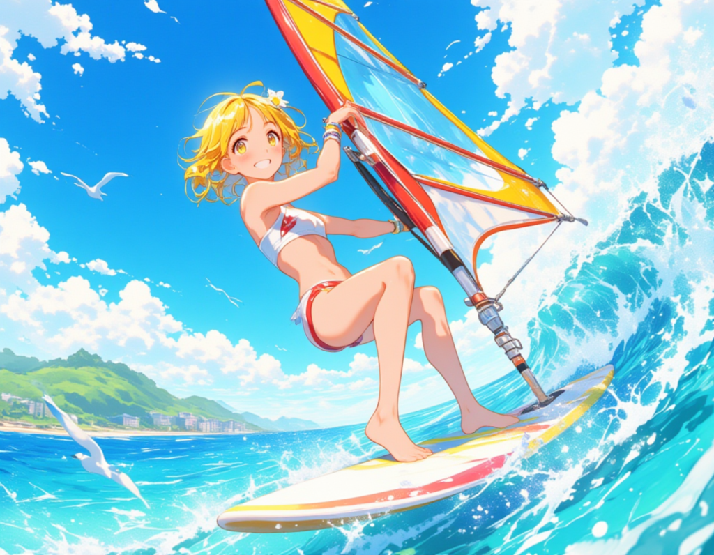 ユイのウインドサーフィン冒険