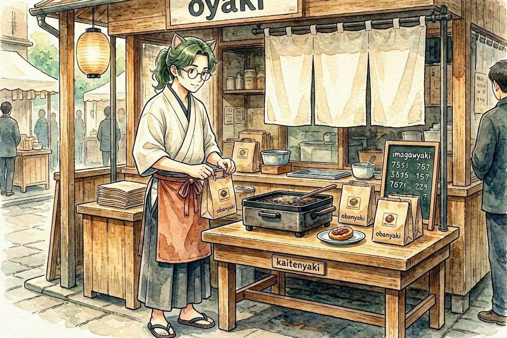 今日の任意焼き