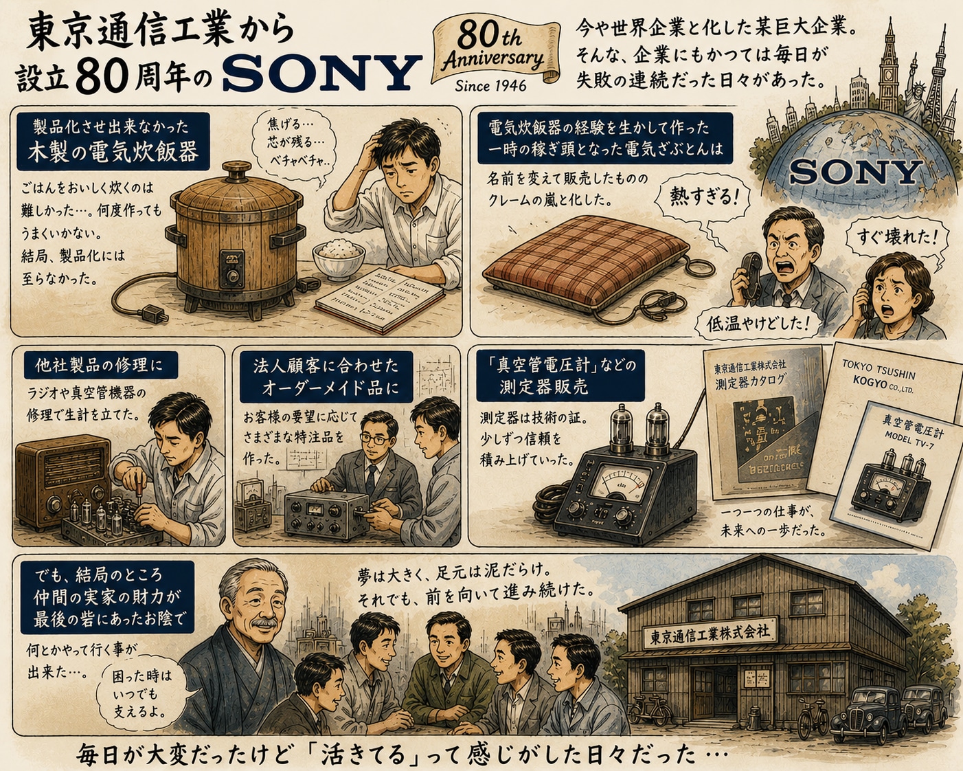 Beyond the Burnt Rice: The Grit of Early Sony | の人気AIイラスト・グラビア