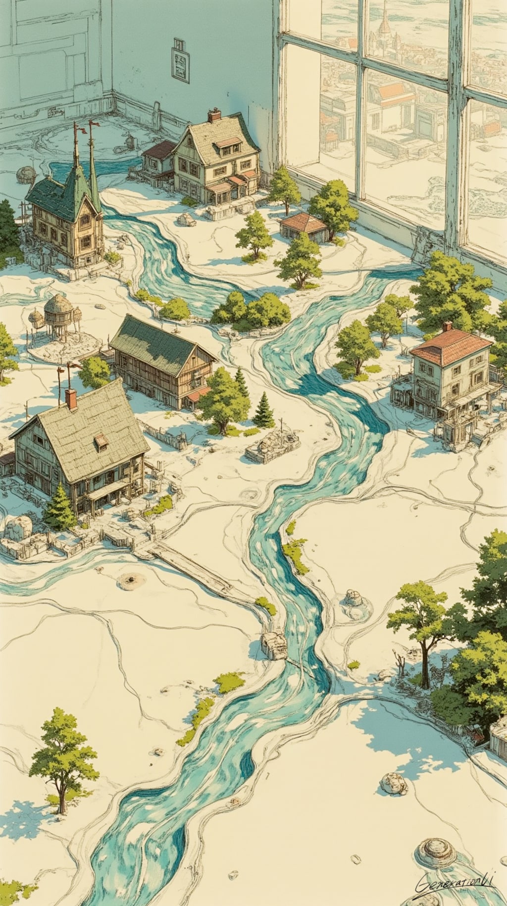 スケールを間違えた神の習作／スマホ壁紙アーカイブ