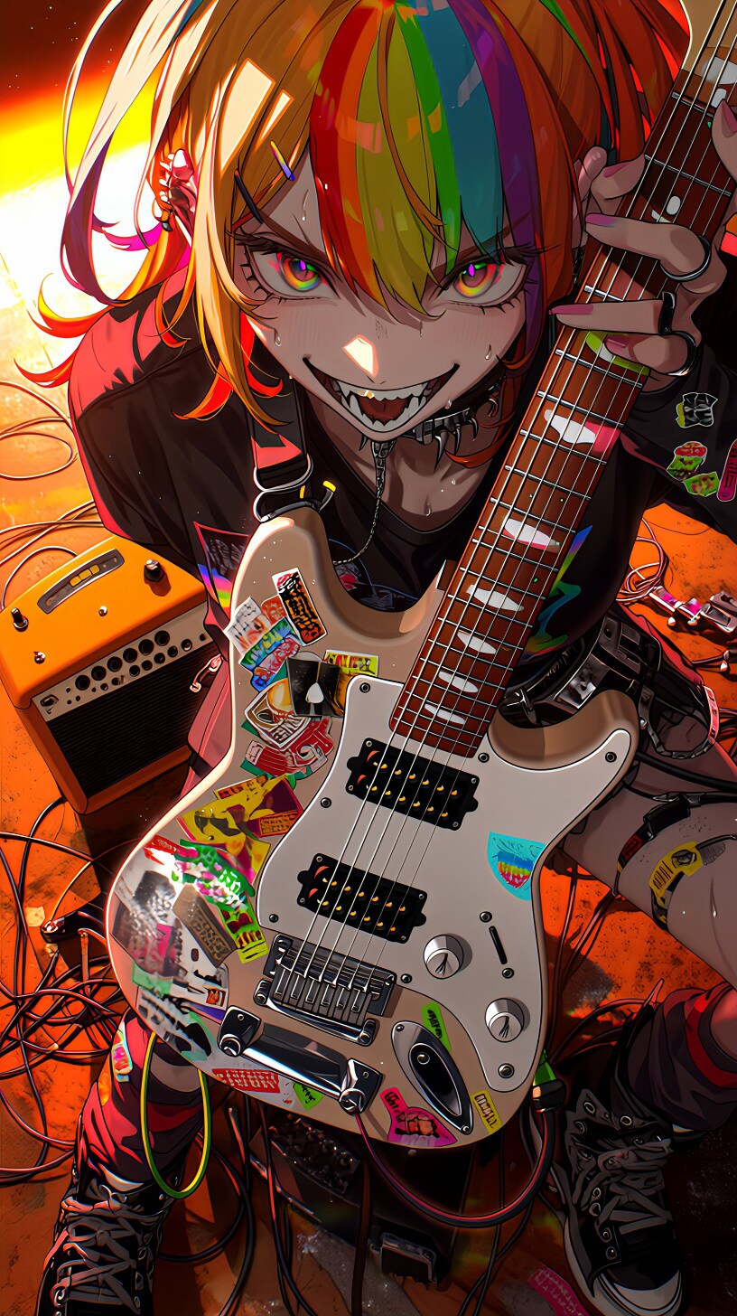 PUNK | の人気AIイラスト・グラビア