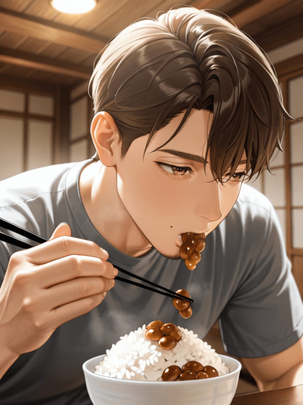 Do AI dream of nattou?