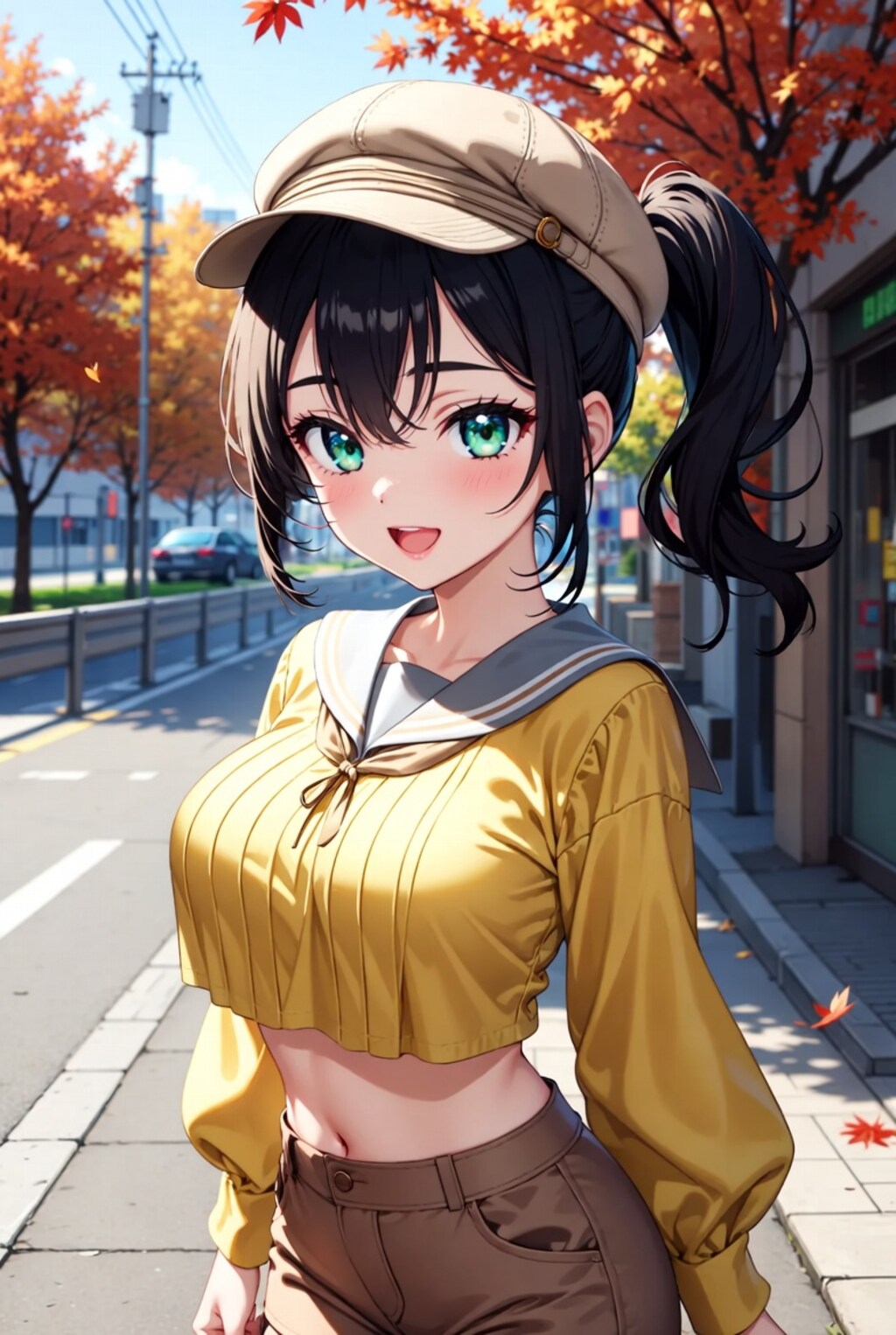 プリーツシャツ