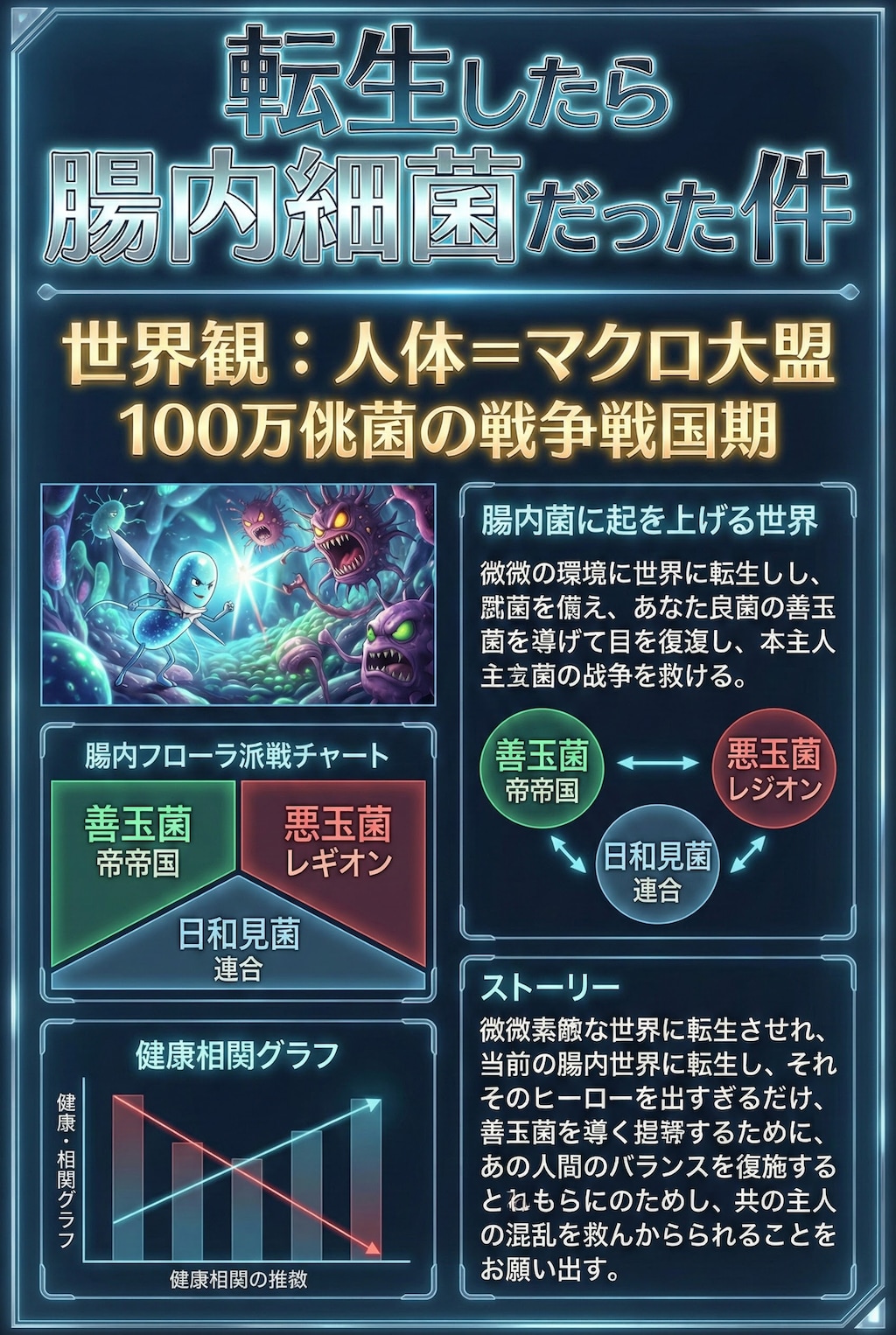 転生したら腸内細菌だった件