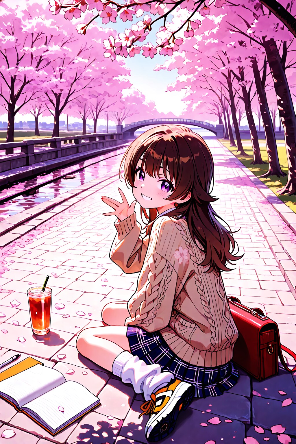 課題より 映えを優先 遊歩道