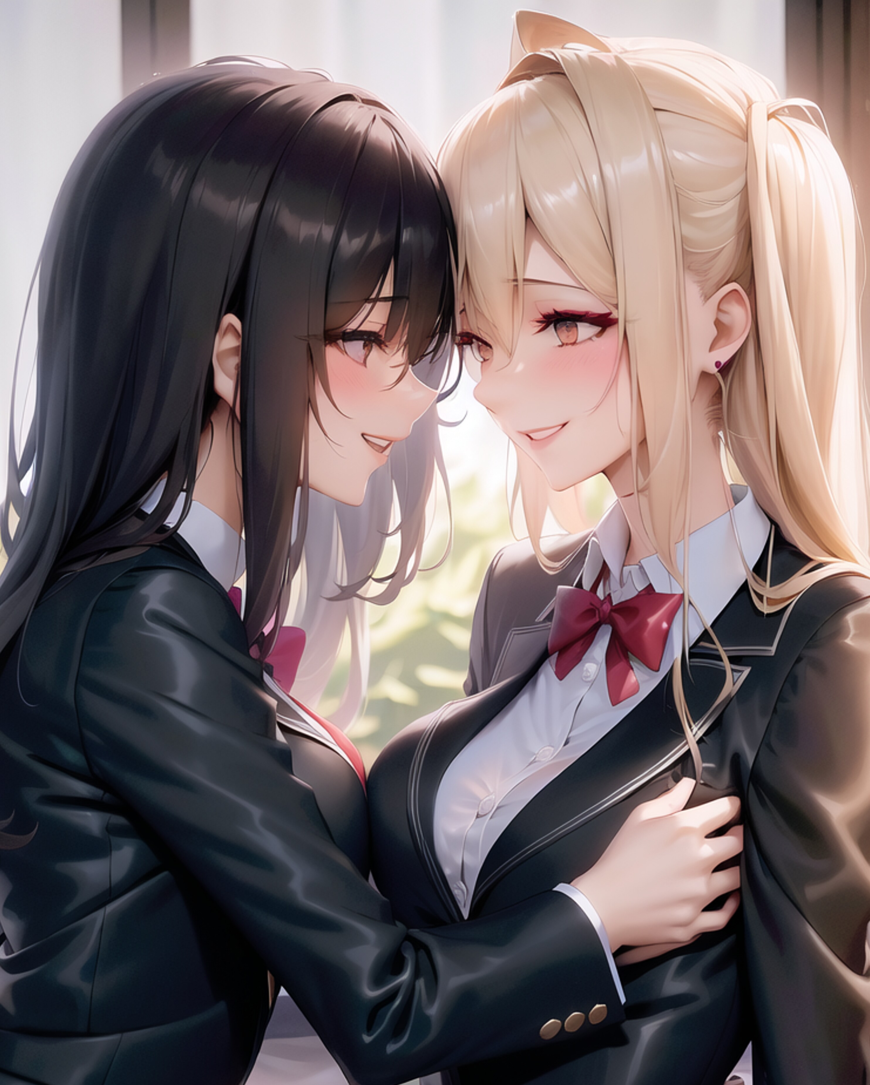 むねをつかんで