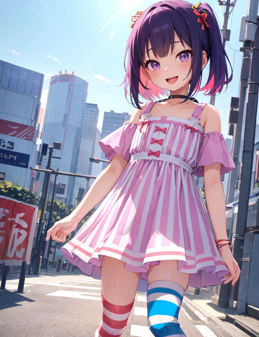 都会の少女