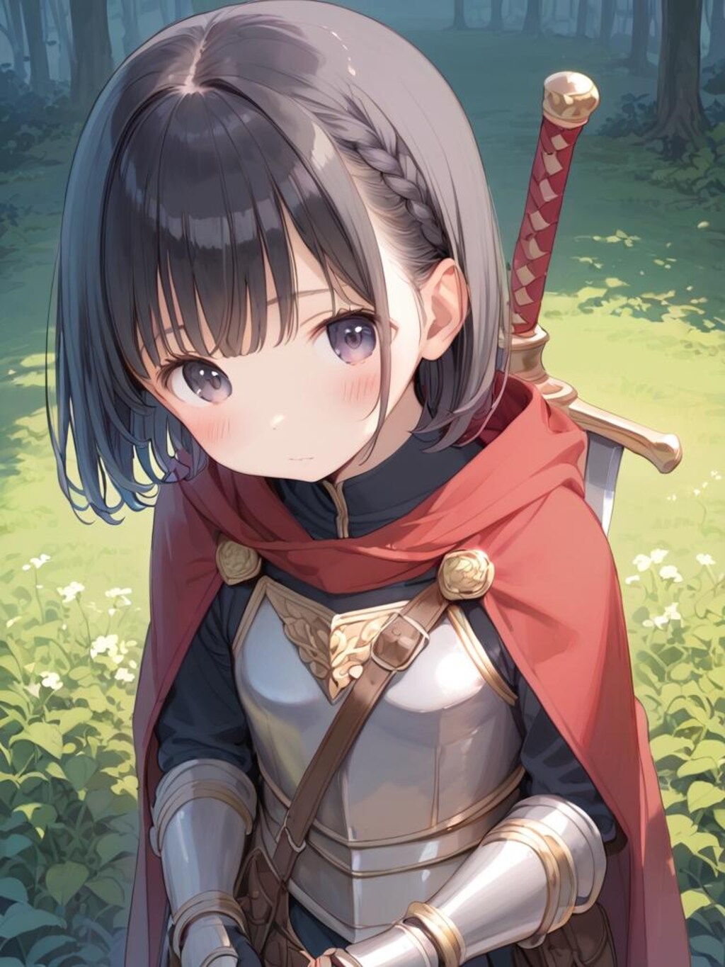 戦士ボブカットちゃん（３枚）