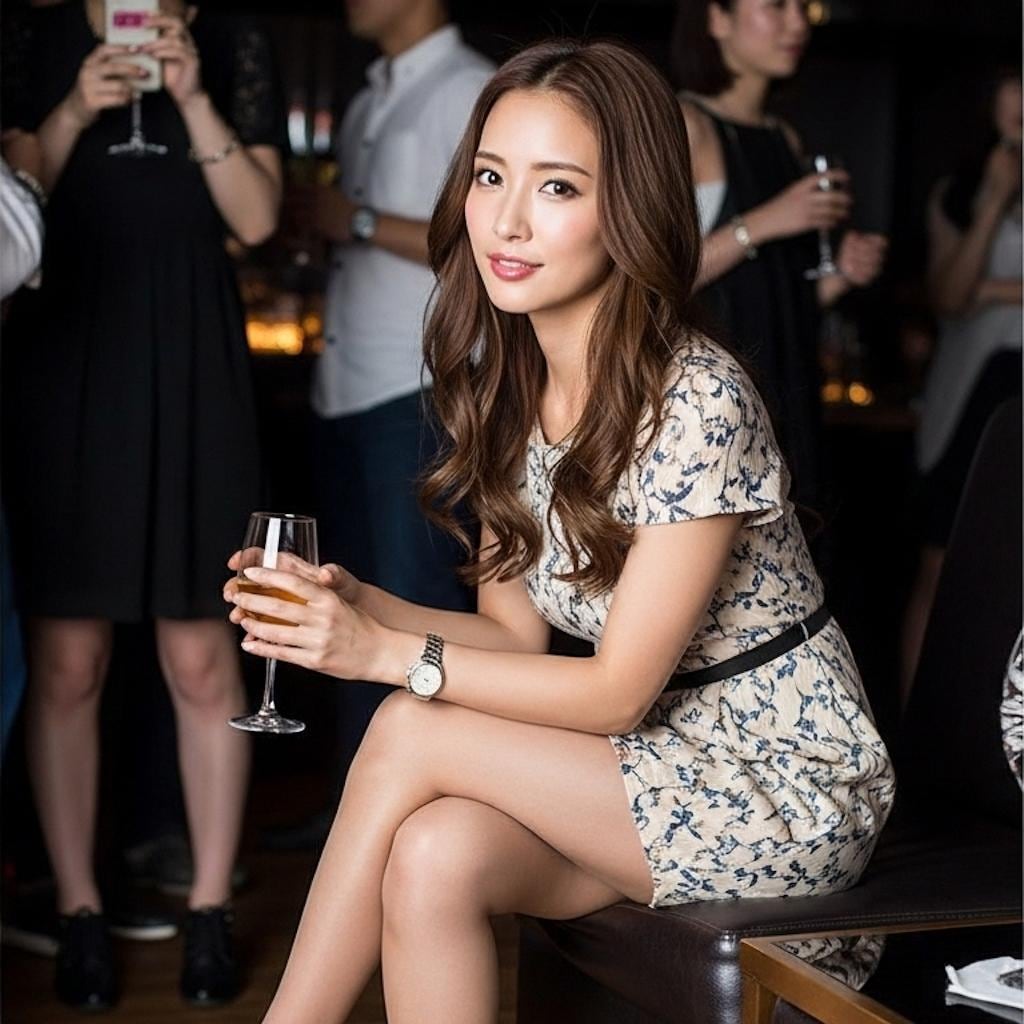 大人のパーティー会場で