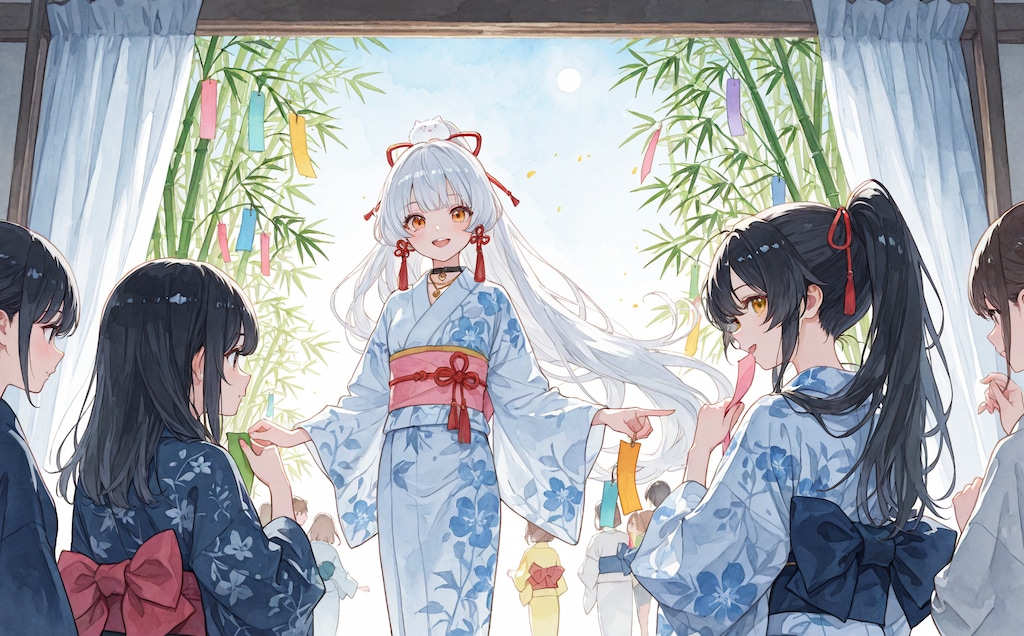 浴衣＋ぽにて