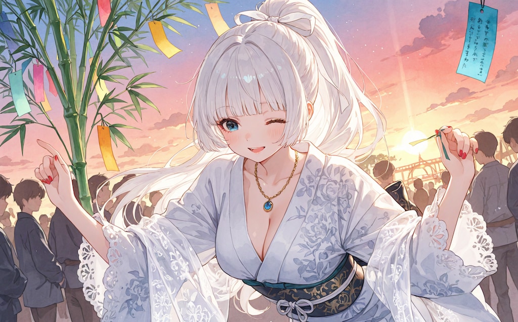 浴衣＋ぽにて