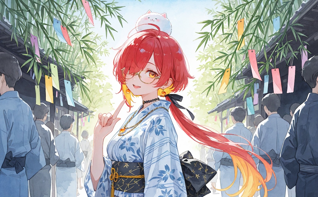 浴衣＋ぽにて