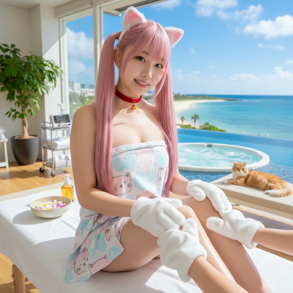 ももツイにゃん。2月25日 #ひざ関節の日