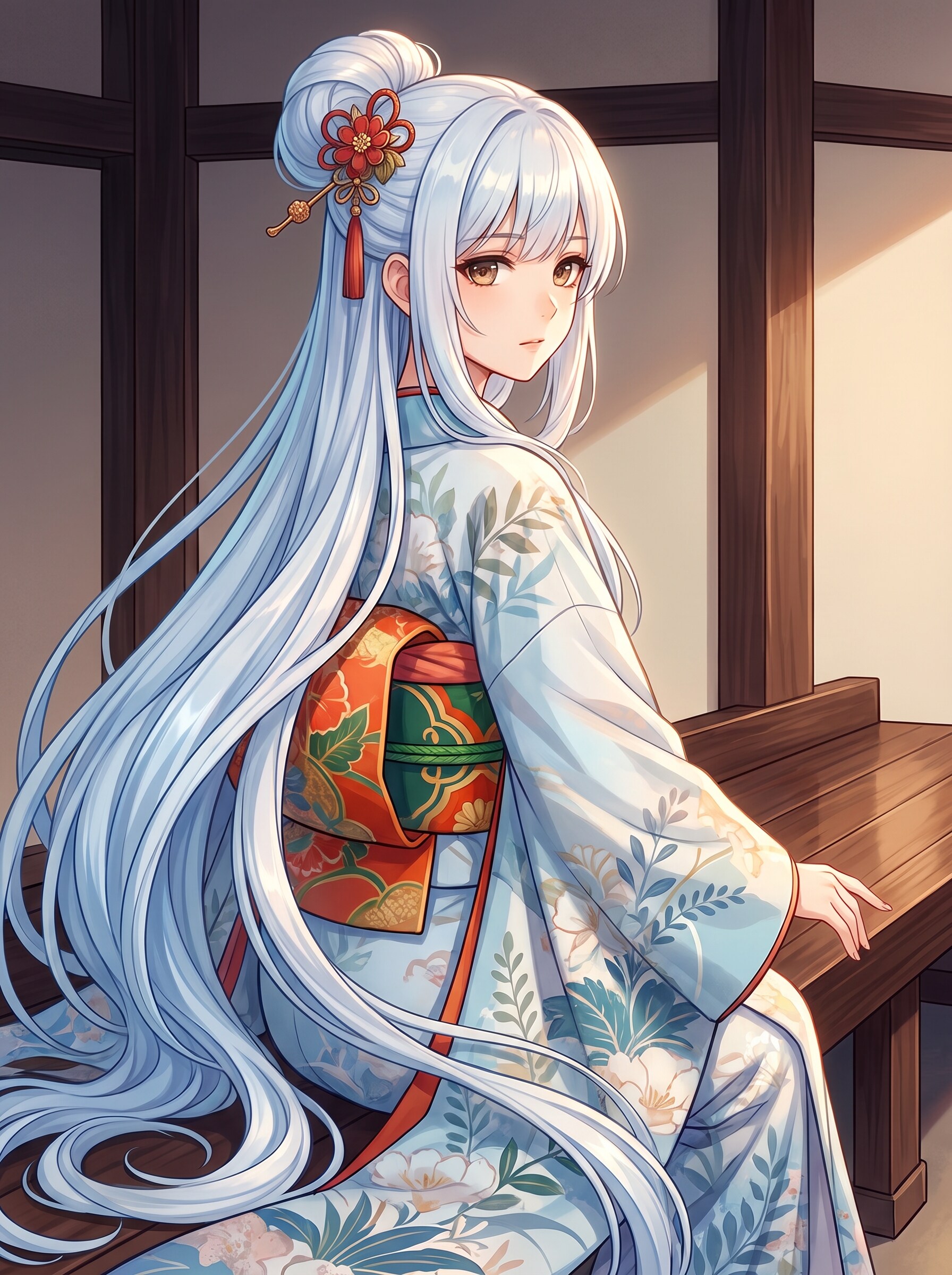 蒼雪回眸花宴 | の人気AIイラスト・グラビア