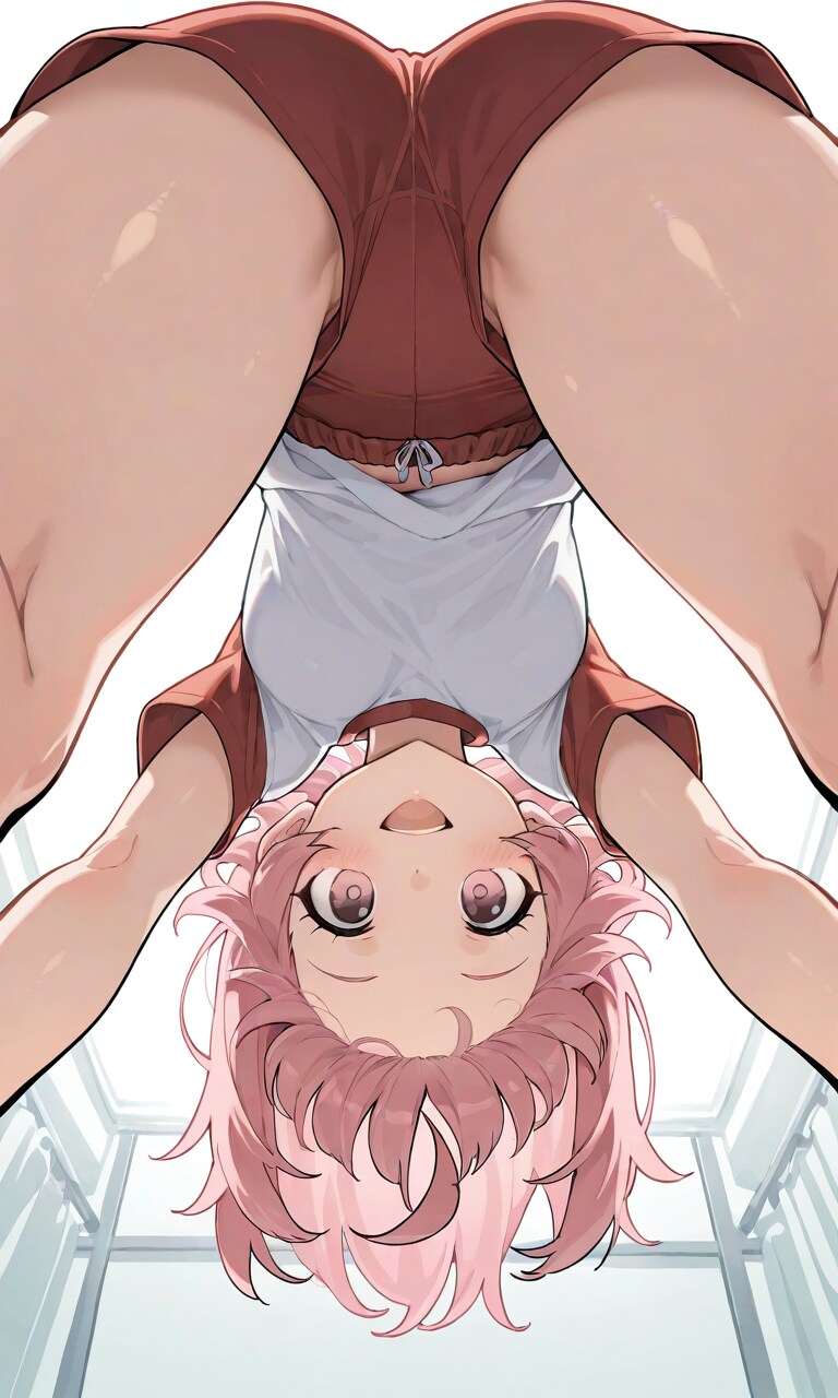 でんぐり返しするよー見ててね✨