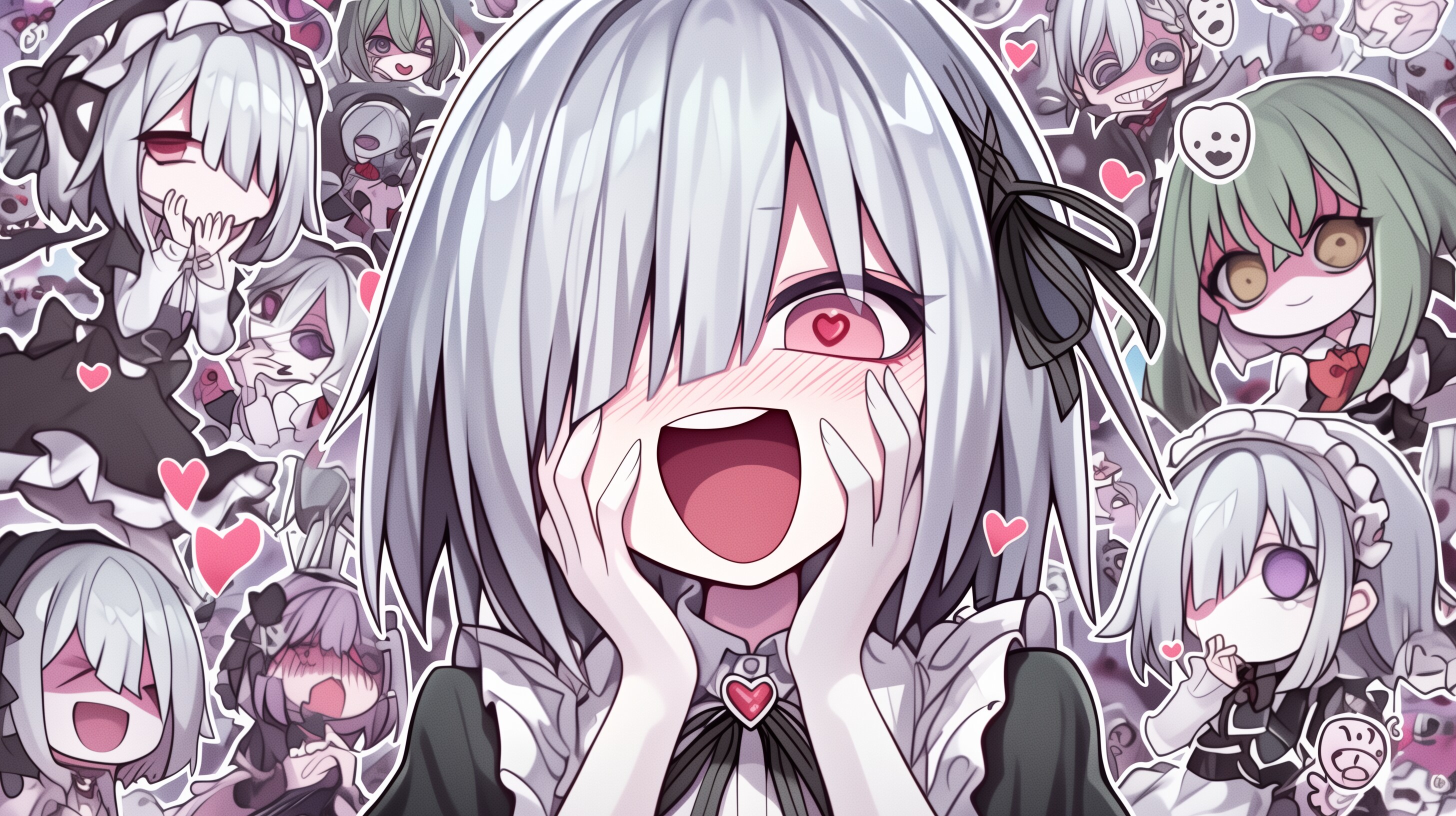 10単語で「ヤンデレガール」 | の人気AIイラスト・グラビア