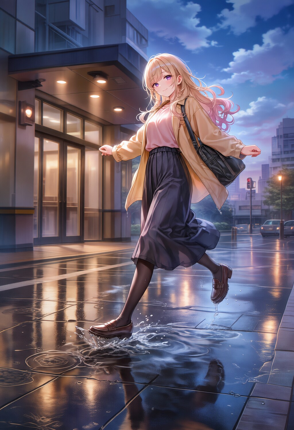 水たまりを越えて