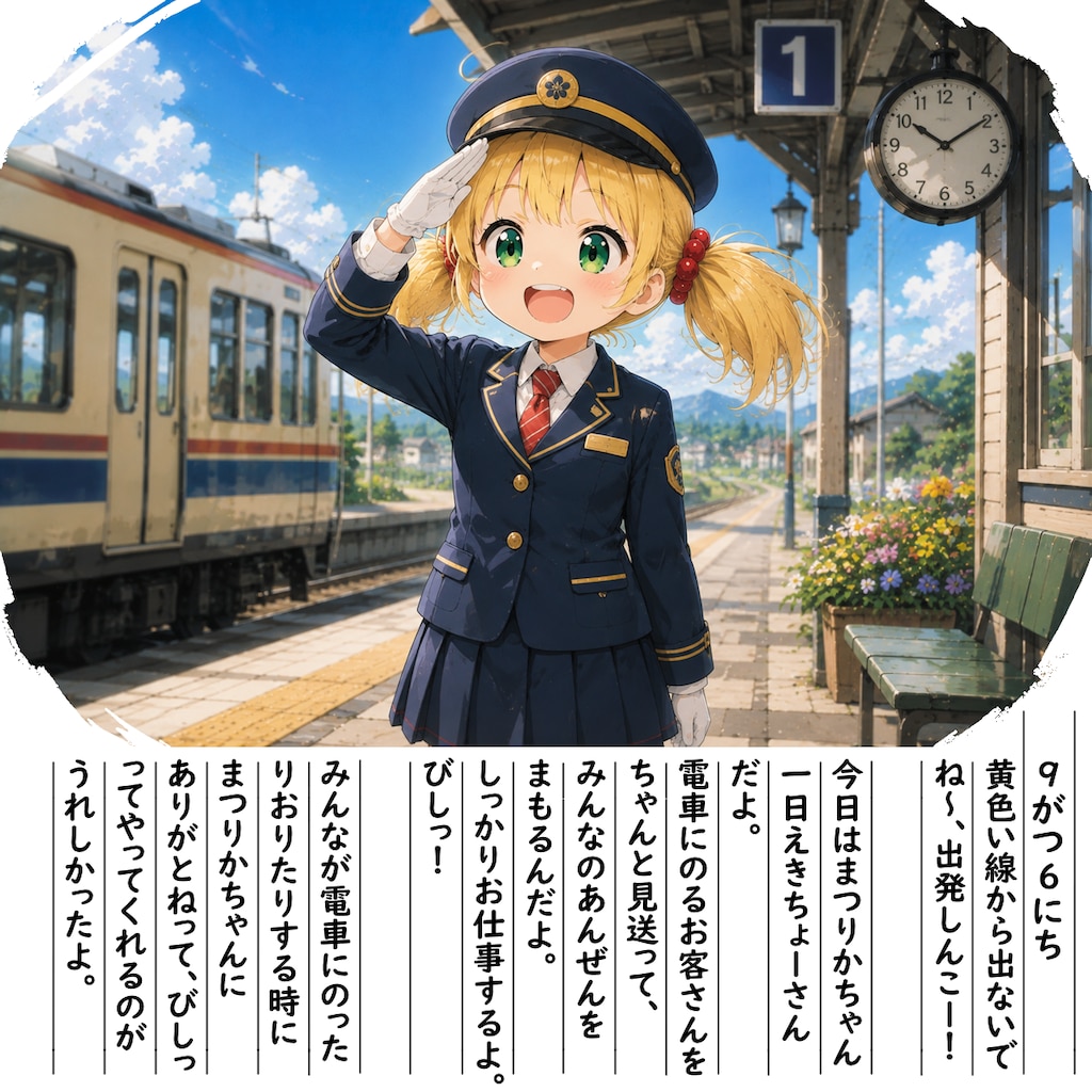 【絵日記】いちにちえきちょーさん