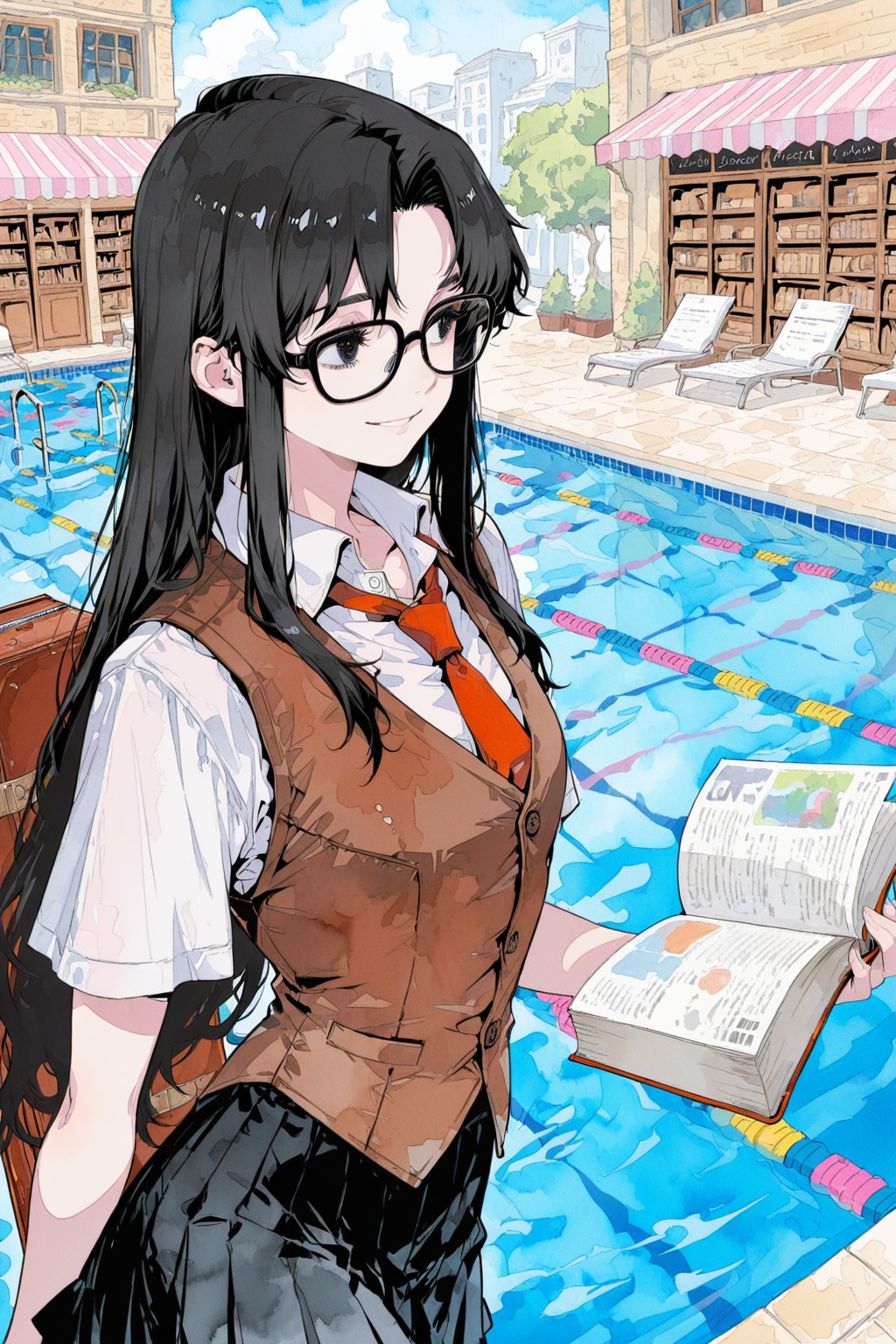 水辺は涼しい