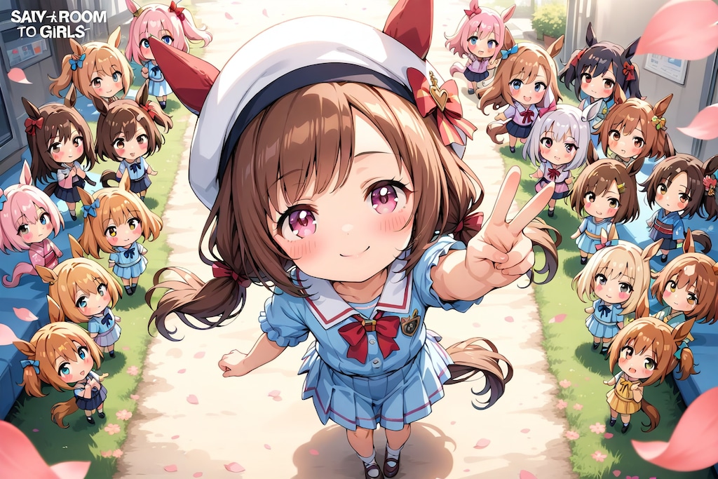 いつもの帽子も良い。