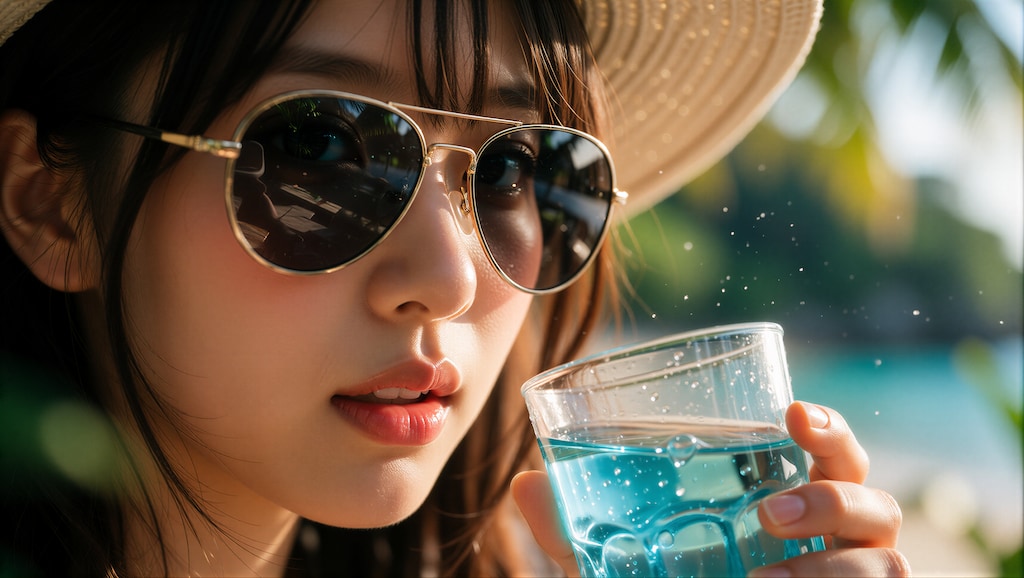 サングラスの奥の瞳 2