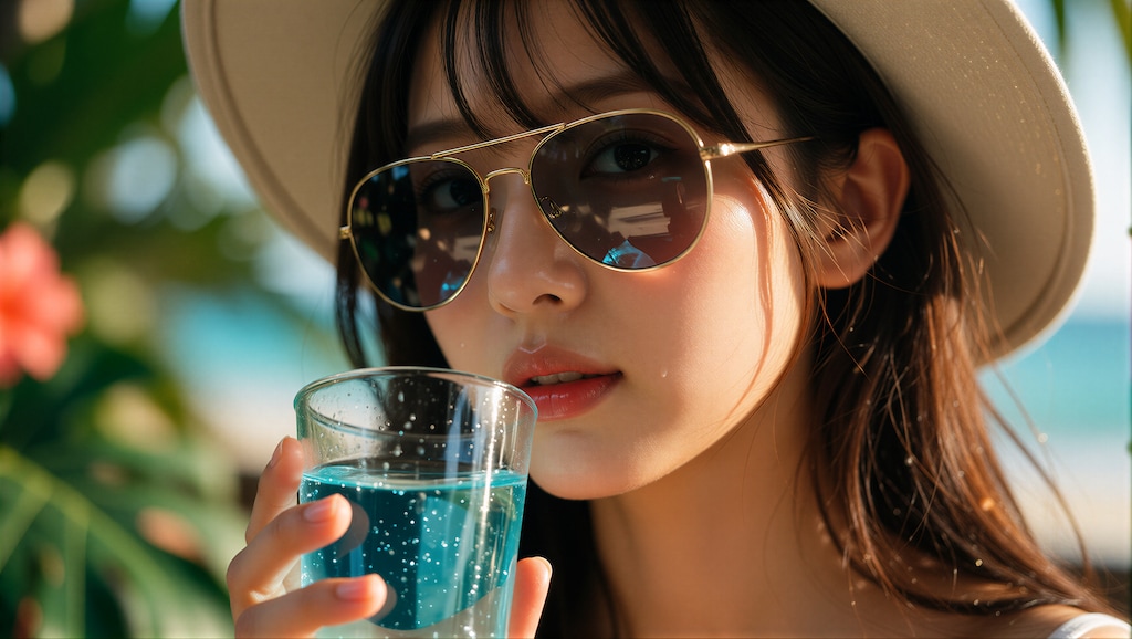 サングラスの奥の瞳 2
