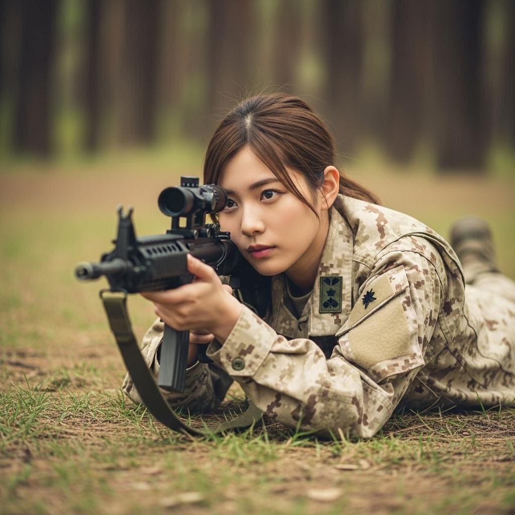 女性スナイパー