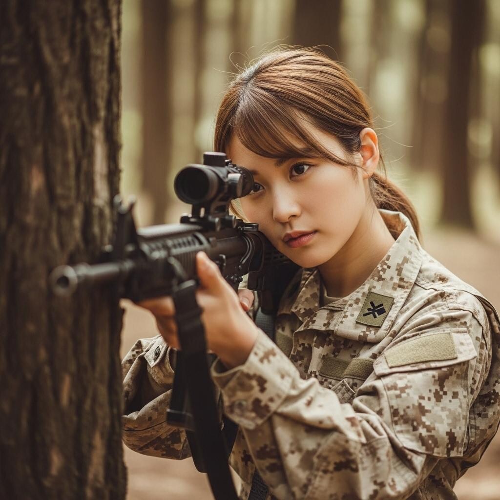 女性スナイパー