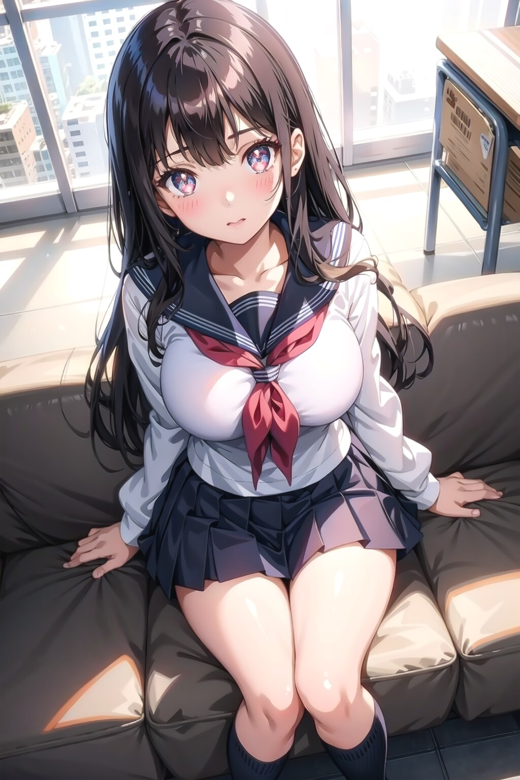 告白されてときめくJK
