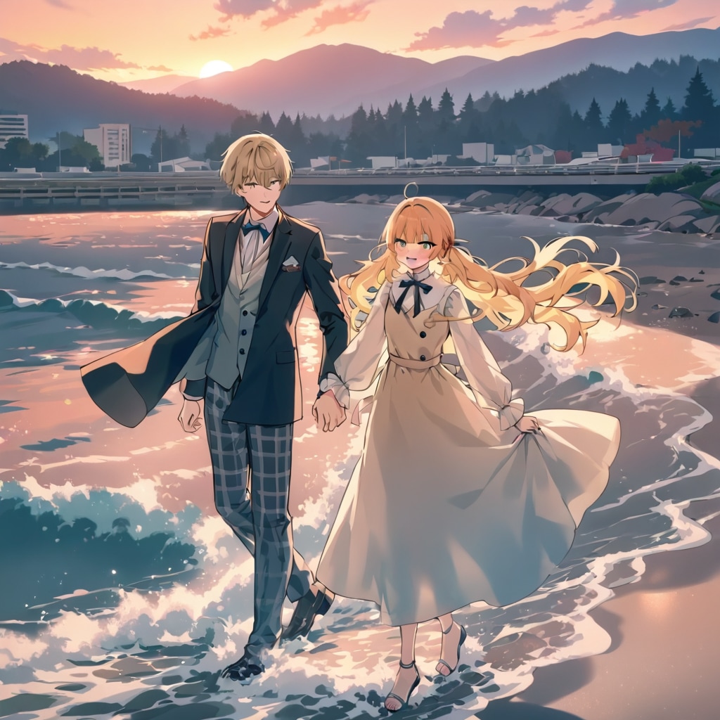 海岸デート
