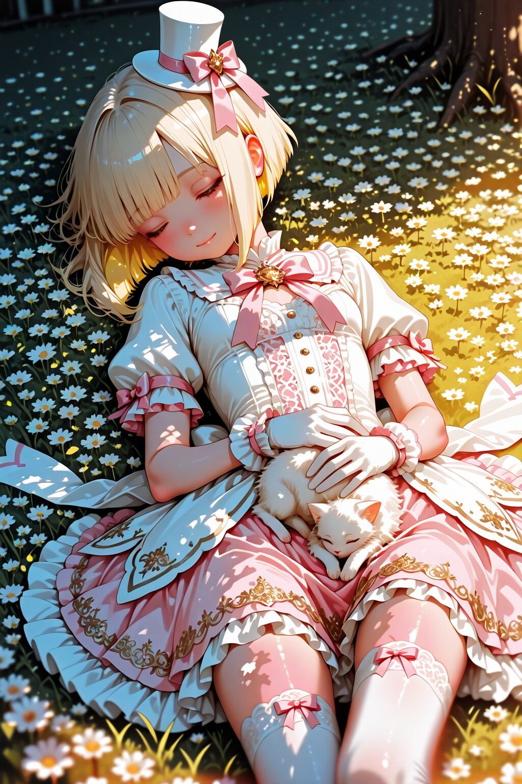 猫と一緒 2 | の人気AIイラスト・グラビア