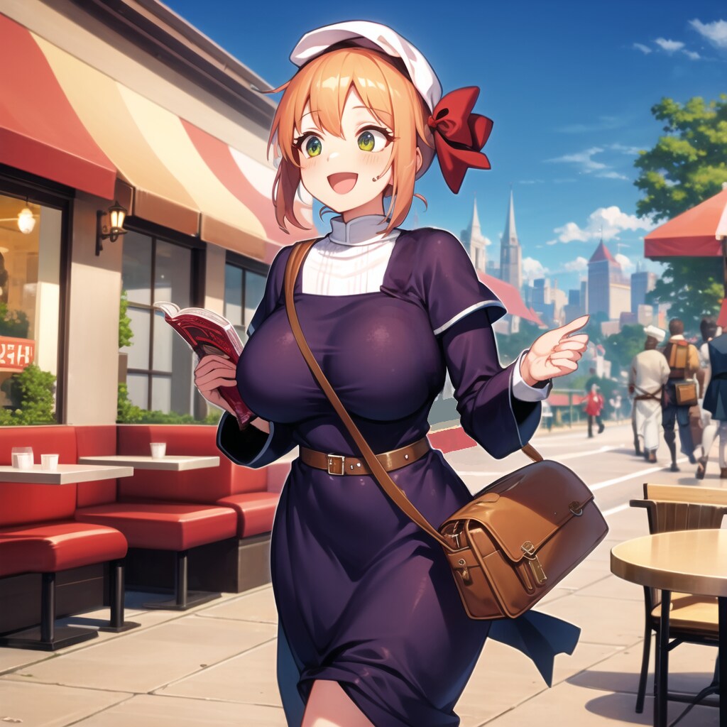 食べ歩き女の子