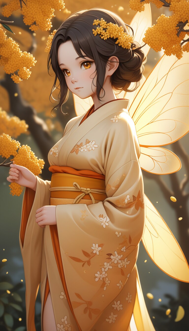 金木犀の妖精 | の人気AIイラスト・グラビア