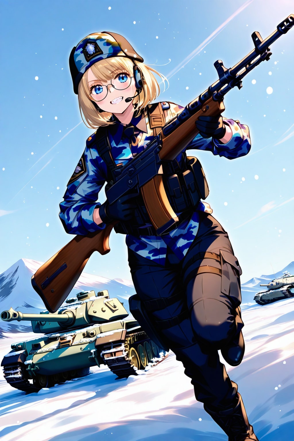 おかっぱさんと極寒の戦場