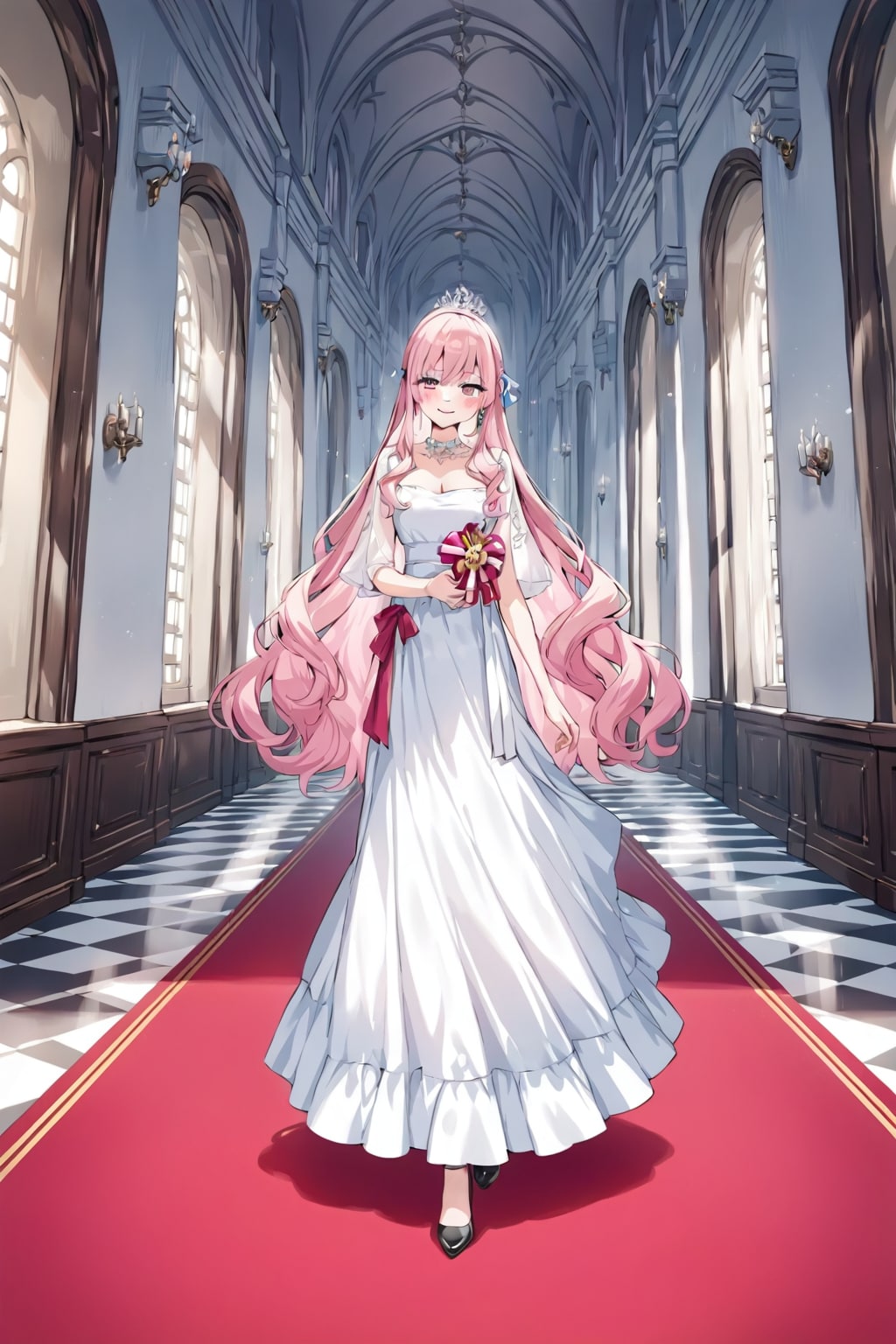 廊下を闊歩するお姫様 | の人気AIイラスト・グラビア