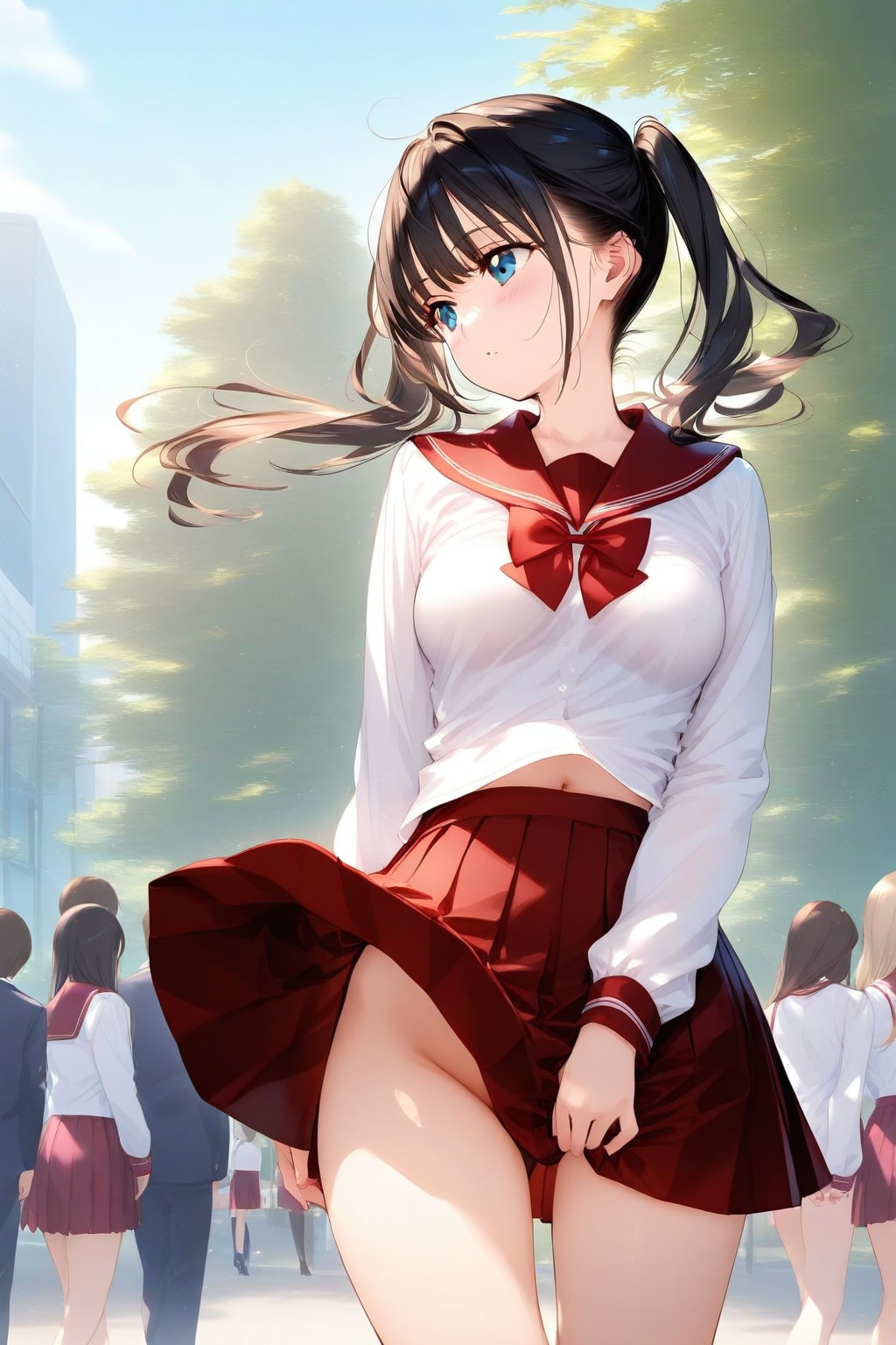 風のいたずら