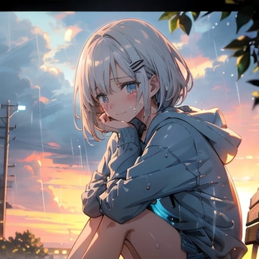 雨が全部、隠してくれると思った | の人気AIイラスト・グラビア