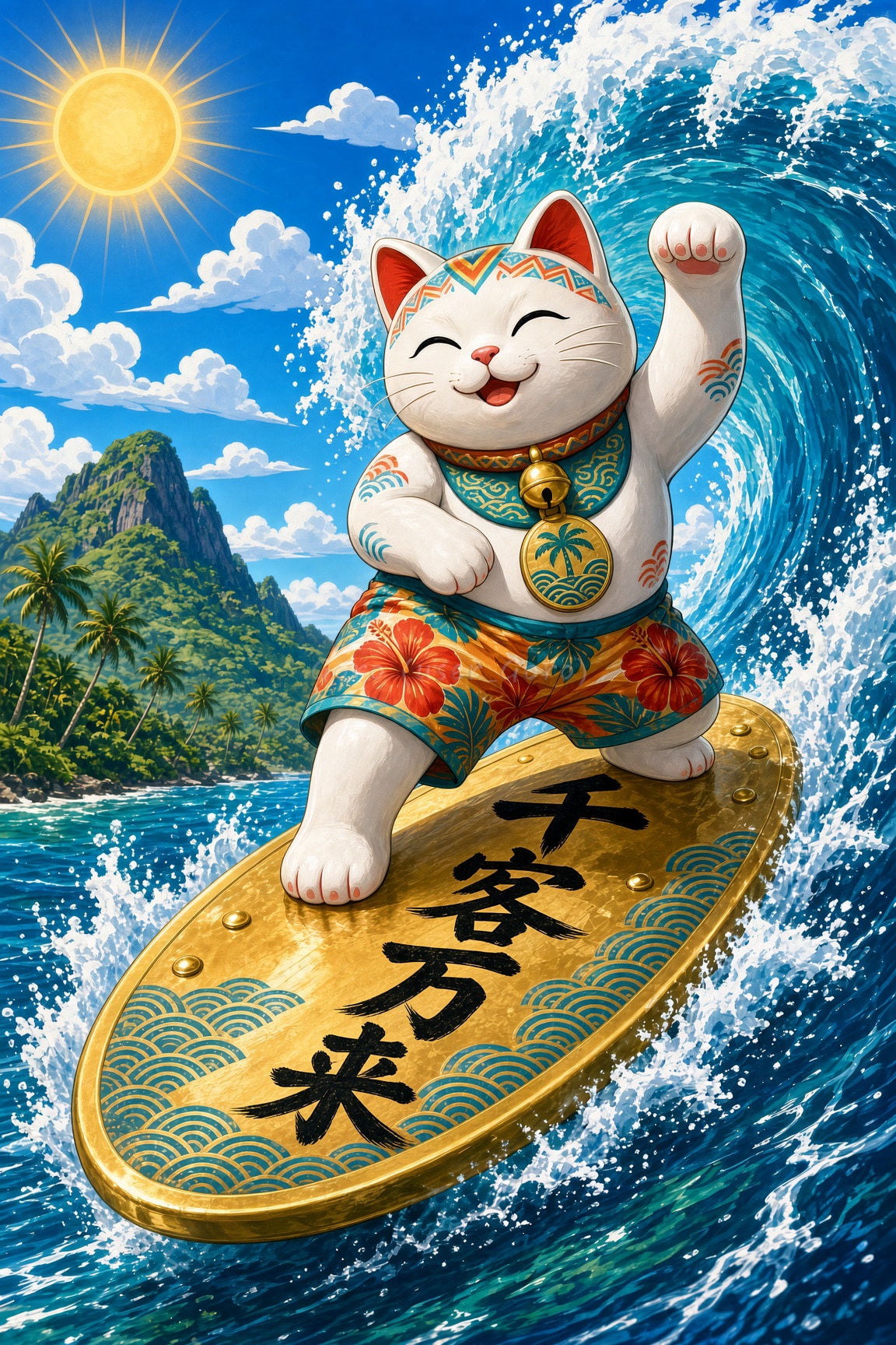 自ら取りに行く招き猫 | の人気AIイラスト・グラビア