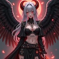 銀髪美女:堕天使 7枚目