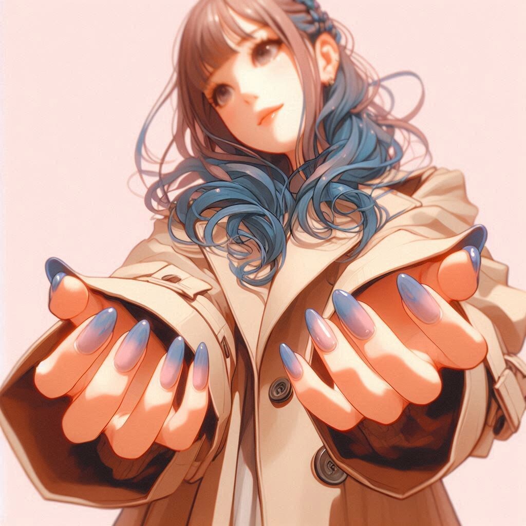 指先が花束になったみたい